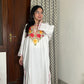 Trisha Aari Woollen Pheran- White