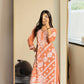 Payal Modal kurta palazzo set- peach/orange