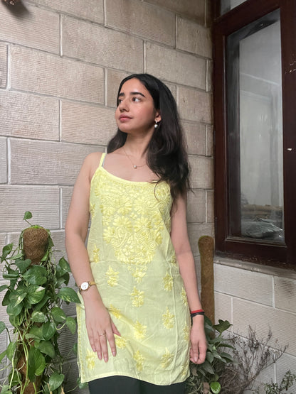 Laiba Strappy Short Rayon Kurta
