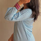 Kishwer Rayon Tone Coord Set- Blue