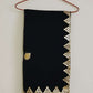 Velvet gota patti black dupatta