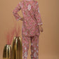 Ashima Mulmul Chikankari Coord Set- Pink