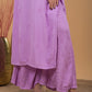Rayon Chikankari Kurta Sharara - Purple