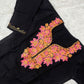 Ziya Kashmiri Short woollen kurti- Black