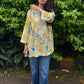 Mulmul print short kurti- yellow