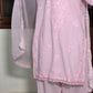 Saira Cotton Farshi suit set in Blossom Pink