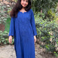Riza Premium Rayon Tone Kurta Set- Blue
