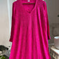 Kavya Viscose georgette long kurta- pink