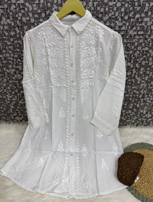 Nidhi Rayon Chikankari Shirt