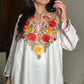 Trisha Aari Woollen Pheran- White