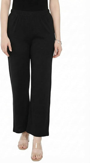 Woollen pants- black