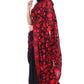 Kashmiri Chinar embroidered saree- Black