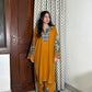 Tarini Kashmiri Woollen kurta set- Orange