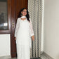 Hania viscose chikankari kurta set