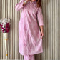 Esha Mul Chanderi kurta set