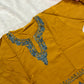 Ziya Kashmiri Short woollen kurti- Yellow