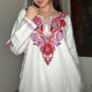 Zoya woollen kurta set- white