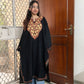 Kashmiri Woollen Tilla Pheran - Black