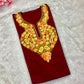Risha Aari Woollen Pheran- Maroon