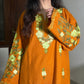 Tarini Kashmiri Woollen kurta set- Deep Orange