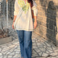 Trisha Kashmiri Short Cotton kurti- White
