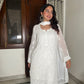 Hania viscose chikankari kurta set
