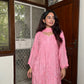 Shilpa Muslin kurta suit set- Pink