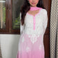 Saniya Viscose Kurta set with dupatta- Pink ombré