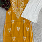 Tiyasha Cotton Chikankari long kurta