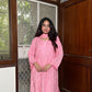 Shilpa Muslin kurta suit set- Pink