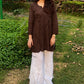 Hina Rayon Short Kurti- Brown