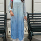 Yamini Viscose georgette ombre kurta- blue