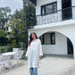 Zoya Aari Georgette Kurta- White