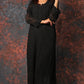 Kavya Viscose georgette long kurta- black