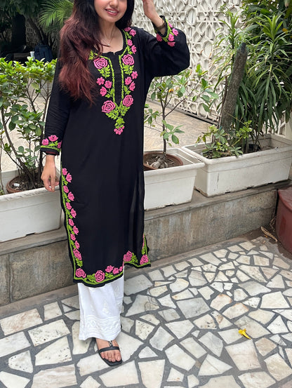 Zaisha Rayon Chikankari kurti