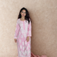 Yamini Cotton Silk Kurta set- blue