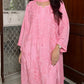 Shilpa Muslin kurta suit set- Pink