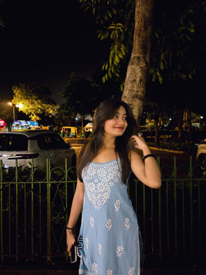 Falak Strappy Short Rayon Kurta