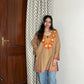 Jasmine Kashmiri Short woollen Pheran - Beige