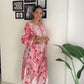 Vaishali Mulmul Chikankari Kurta- Pink