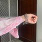 Sayali Angrakha Silk kurta- Pink