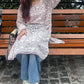 Zoya Aari Georgette Kurta- Baby pink