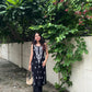 Kavya rayon sleeveless Kurta Set- Black
