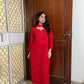 Rashmi Viscose georgette kurta Set with dupatta - Red