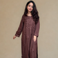 Aisha Premium Rayon kurta- brown