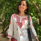 Dia cotton highlight kurti - Red
