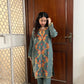 Kashmiri Woollen kurta set- Grey