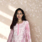 Yamini Cotton Silk Kurta set- Pink