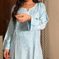 Yamini Premium Rayon Tone Kurta Set- Blue