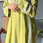 Hiba Modal Cotton kurta pants set- Green